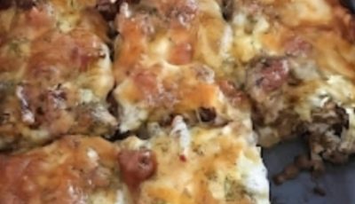 Low-Carb Bacon Cheeseburger Casserole