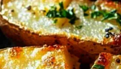 BEST EASY SHEET PAN SCORED POTATOES RECIPE