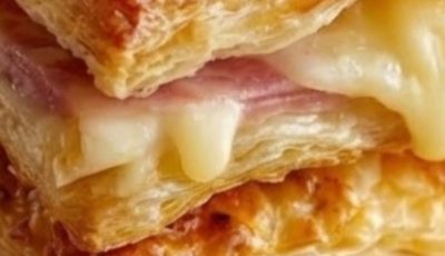 Heavenly Ham and Cheese Puff Pastry Squares