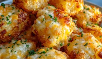 Air Fryer Cheesy Potato Bites (4 Ingredients)