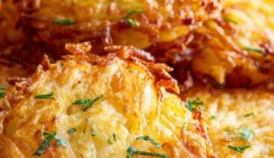 2-Ingredient Air Fryer Hash Brown Patties