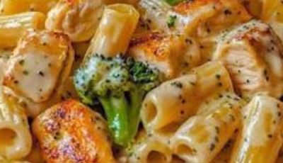Creamy Chicken Broccoli Pasta 🍝🥦