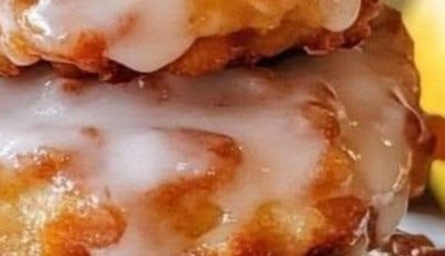 Classic Glazed Apple Fritters