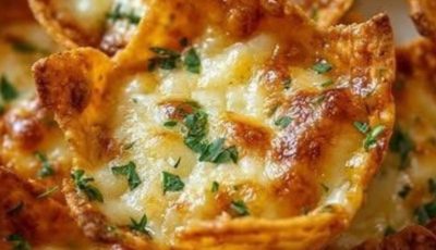 Cheesy Wonton Cups