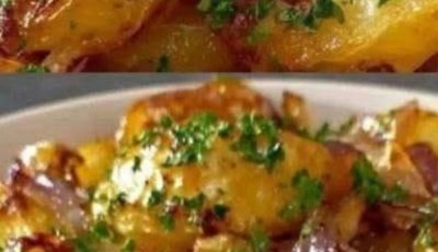 FRIED POTATOES AND ONIONS