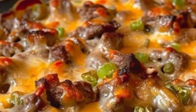 Philly Cheesesteak Casserole