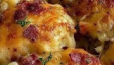 Cheesy Stuffed Chicken Rolls