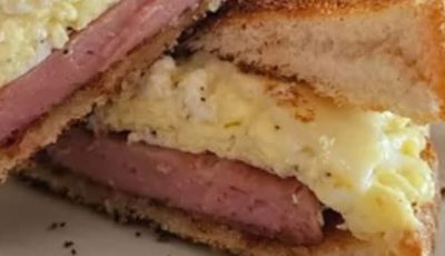 Fried Spam Sandwich