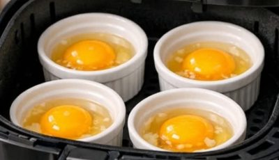Air Fryer Poached Eggs