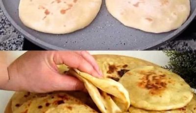 Pain au lait turc cuit à la poêle