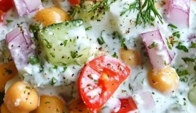 Tzatziki Chickpea Salad