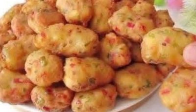 Beignets avec fromage de légumes