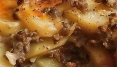 Cheesy Hamburger Potato Casserole
