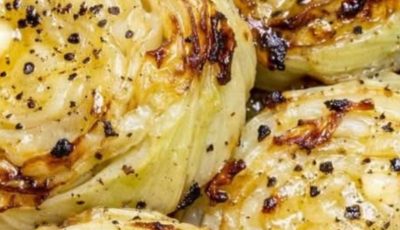 Roasted Cabbage with Butter and Black Pepper: A Simple, Flavorful Delight”