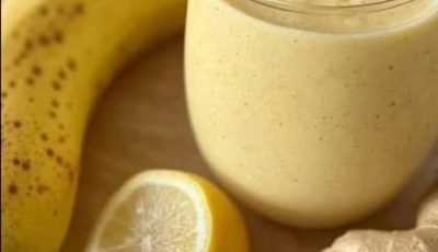 Banana Lemon Ginger Smoothie | Refreshing and Energizing Drink