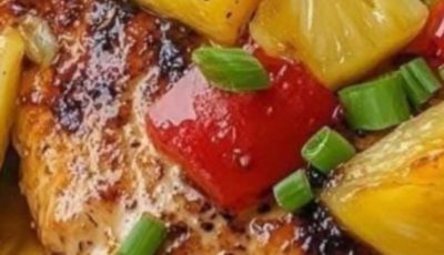 Teriyaki Chicken and Pineapple Foil Packets